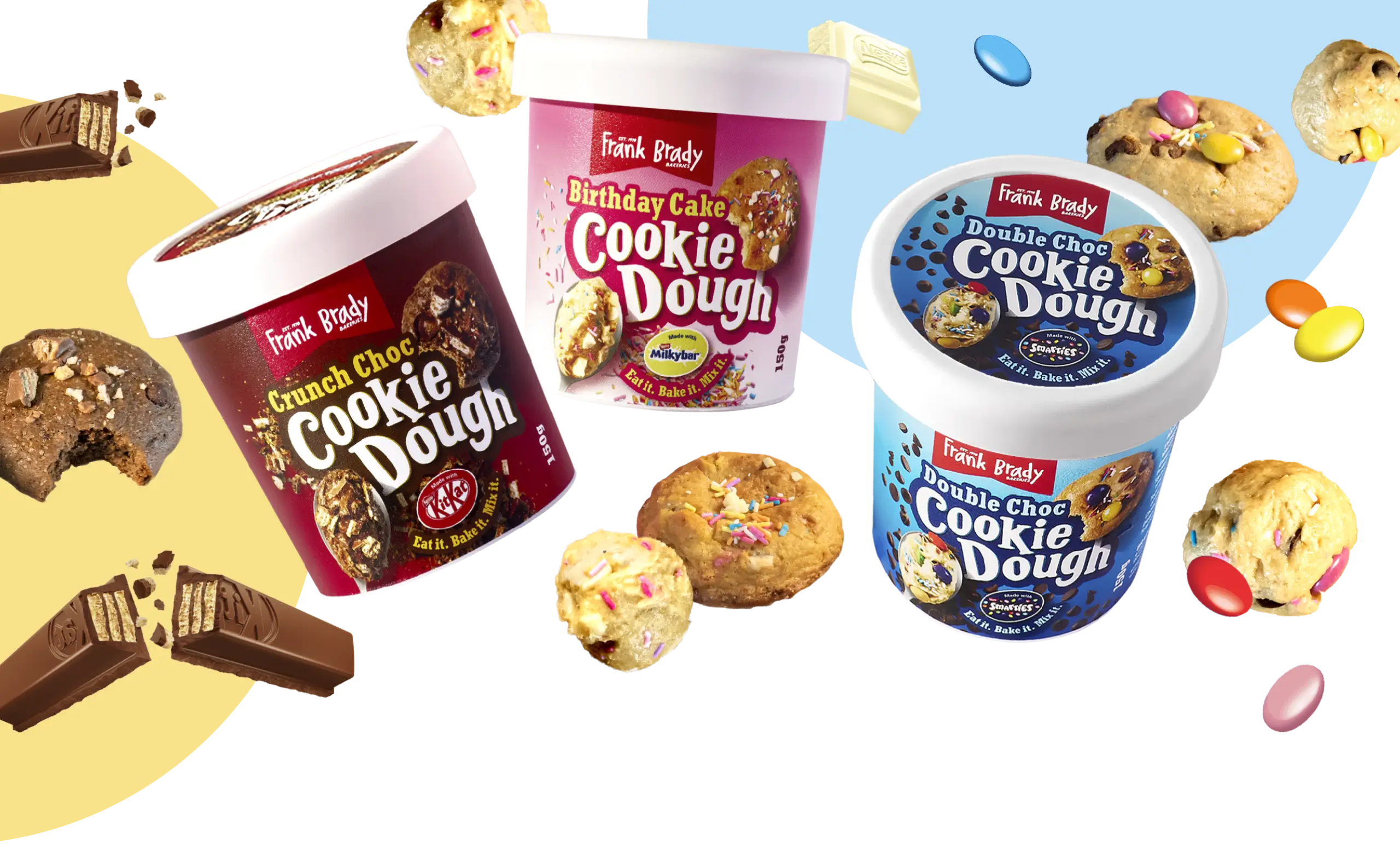 South Africa’s Favourite Frank Brady Cookie Dough.